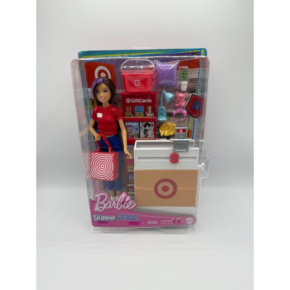 Barbie Skipper First‎ Jobs Doll Exclusive Target Doll Set NEW Checkout Register